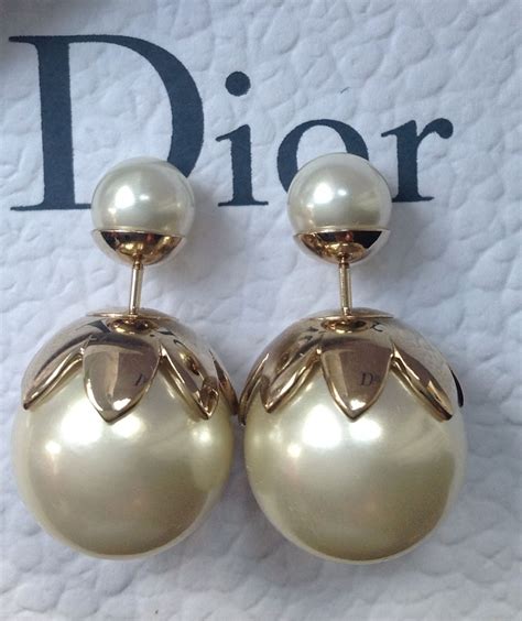 dior pearl tribal earrings price|christian mise en dior earrings.